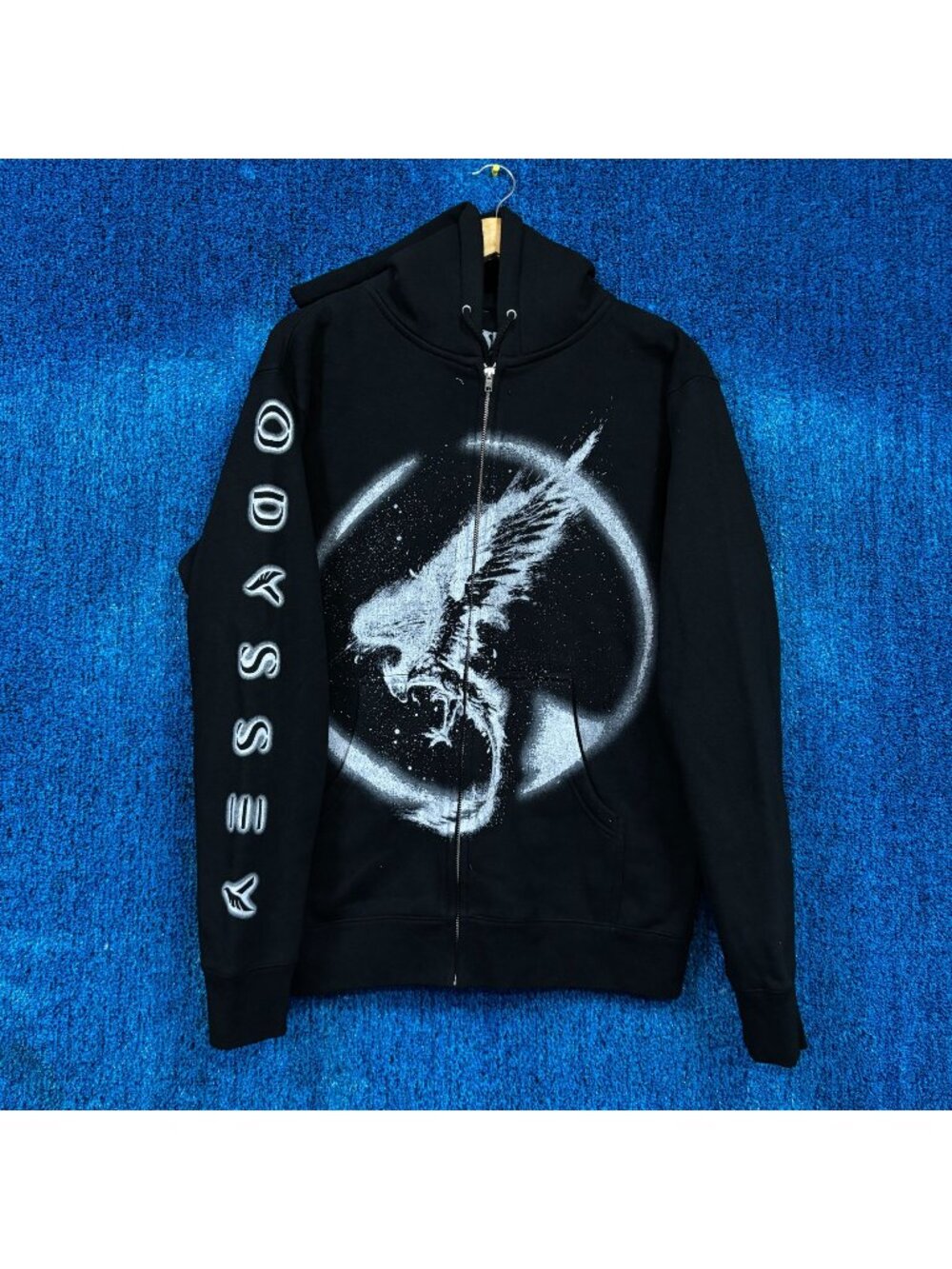 Illenium Eagle Dj Tour Zip-Up Hoodie Size Extra Small